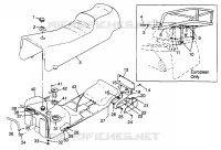 ASIENTO Y TANQUE DE GAS ULTRA TOURING 0975378 and EUROPEAN ULTRA TOURING E975378 (4938133813A009)