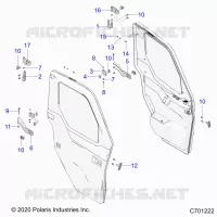 PUERTAS, FRONT, MOUNTING