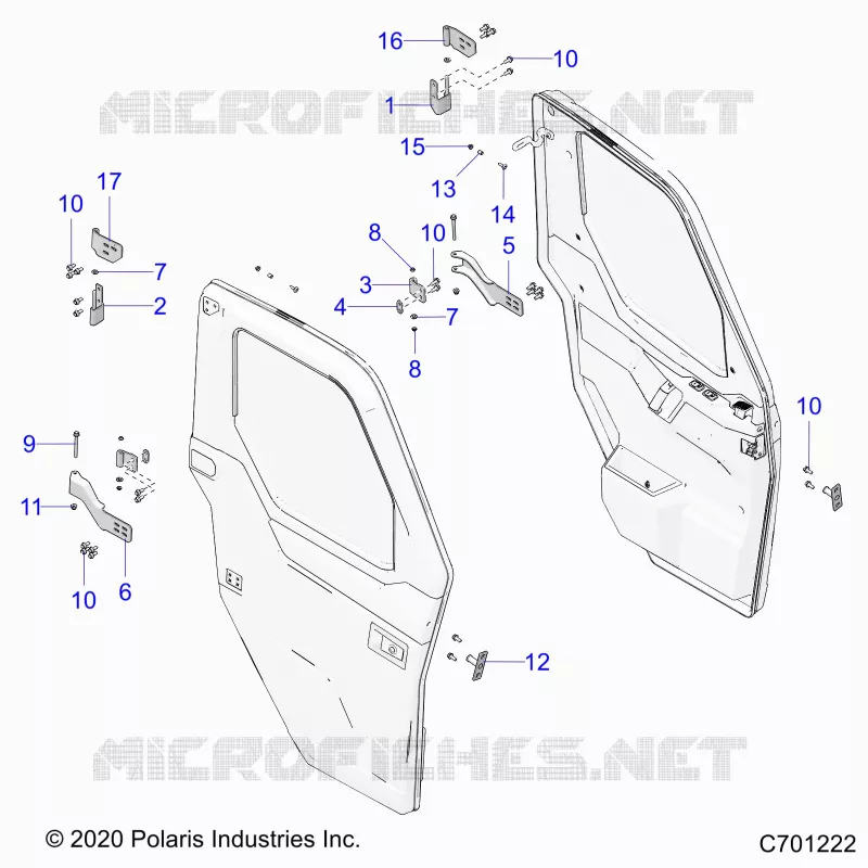 PUERTAS, FRONT, MOUNTING