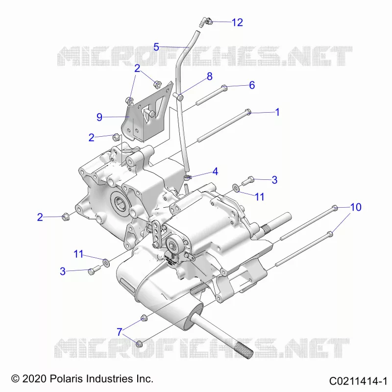 TREN, MAIN GEARCASE MOUNTING