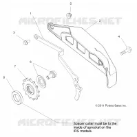 TREN, FRONT SPROCKET GUARD