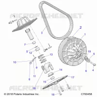 TREN, SECONDARY CLUTCH