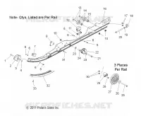 SUSPENSION, montaje en carril