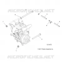 TREN, GEARCASE MOUNTING, REAR