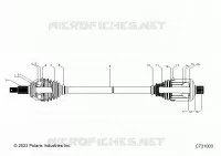 TREN, REAR HALF SHAFT