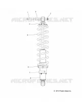 SUSPENSION, CHOQUE, REAR TRACK (7043994)