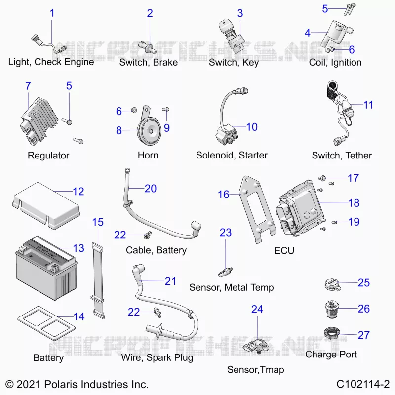 ELECTRICA, COMPONENTS