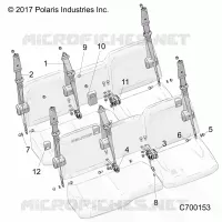 ASIENTO BELT MOUNTING