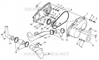tapa del embrague XPLORER 300 W969130 (4935903590C004)