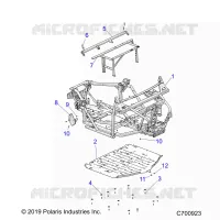CHASSIS, MAIN FRAME AND ESQUÃD PLATES