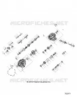 DRIVE TRAIN, PRINCIPAL GEARCASE INTERNALS