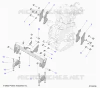 ENGINE, TRANSMISIÃ“N MOUNTING & LONG BLOCK