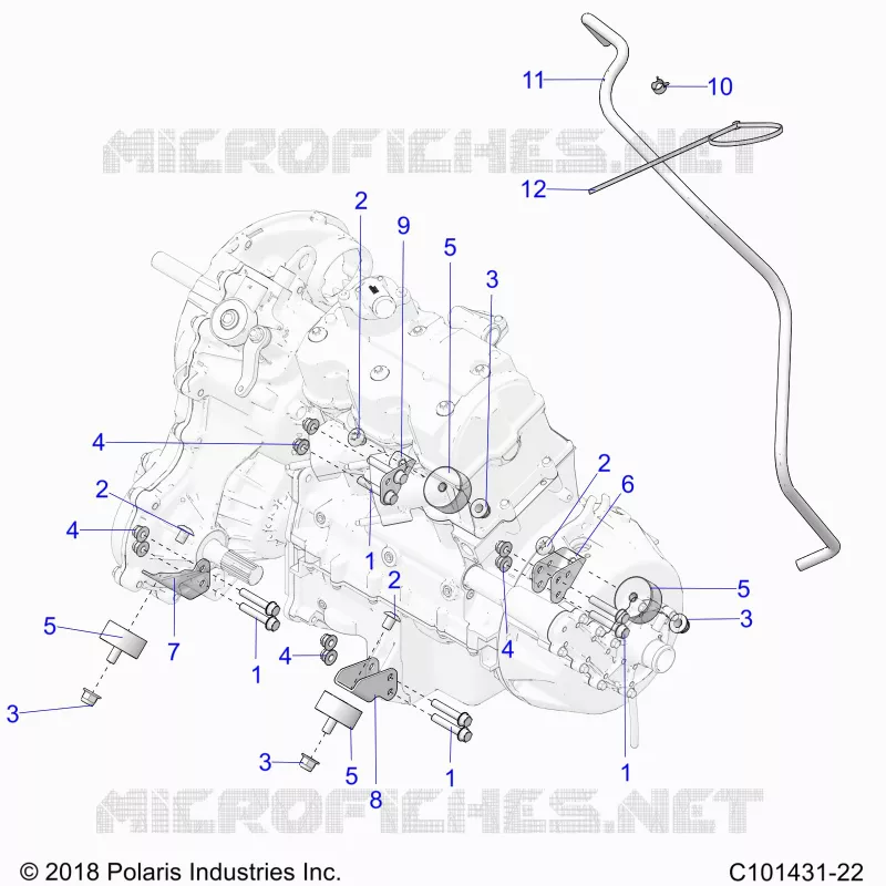 ENGINE, TRANSMISIÃ“N MOUNTING & LONG BLOCK