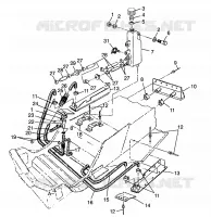 SISTEMA DE REFRIGERACIÓN 500 INDY 0982764(A)(B) and EUROPEAN 500 INDY E982764A (4942104210B011)