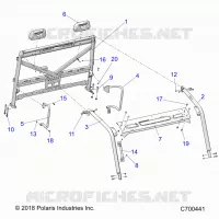 CHASSIS, CAB BASTIDOR