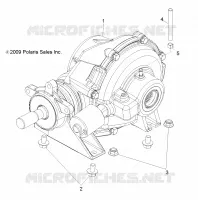 TREN, REAR GEARCASE MOUNTING
