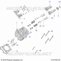 ENGINE, CULATA, CAMS AND VALVES