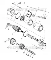 MOTOR DE ARRANQUE SL 650 STD B954358 (4932923292C005)