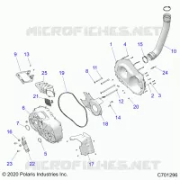 TREN, CLUTCH COVER AND DUCTING