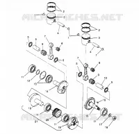 PISTÓN Y CIGÜEÑAL SUPER SPORT 0960743 (4932183218C006)