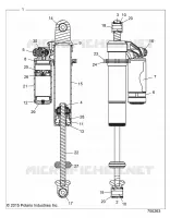 SUSPENSION TRASERA SHOCK INTERNALS