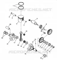 PISTÓN Y CIGÜEÑAL 6X6 350L W938739 (4924062406042A)