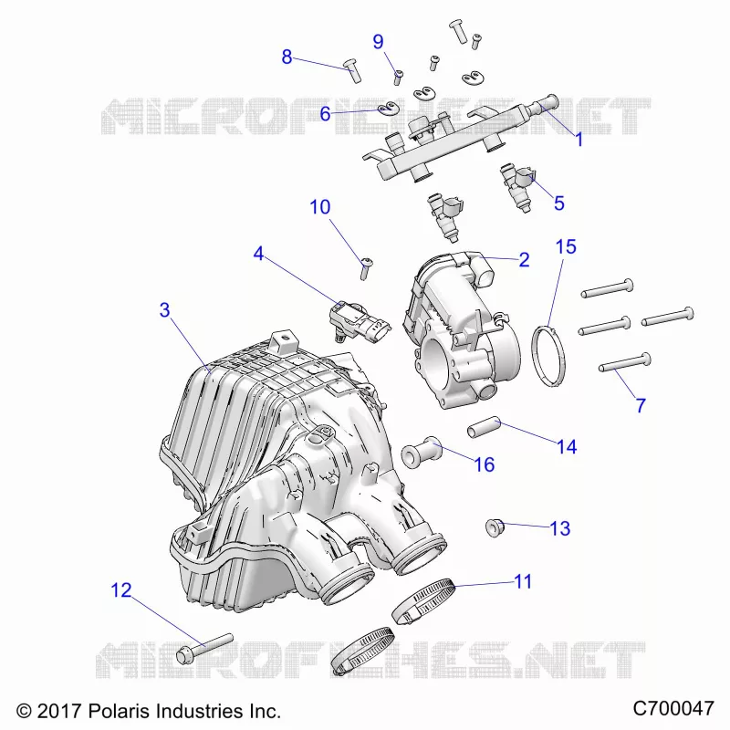 ENGINE, TOMA DE AIRE MANIFOLD