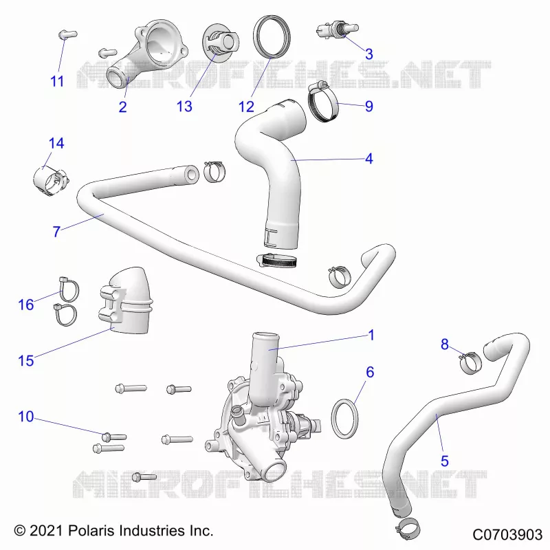 MOTOR, WATERPUMP AND BYPASS