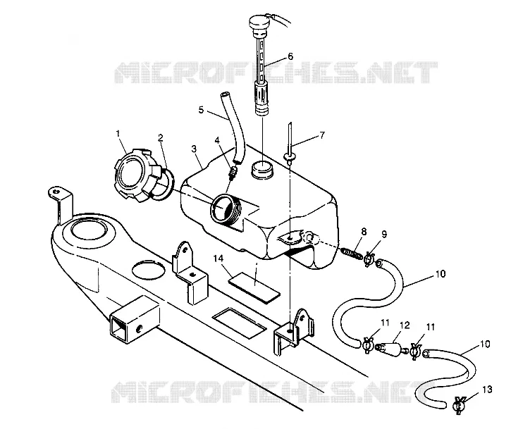 TANQUE DE ACEITE ASSEMBLY Sport 400L W958540 (4930133013A013)