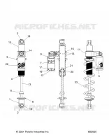 SUSPENSION, SHOCK TRASERO TRACK, VELOCITY