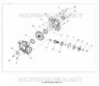TREN, REAR GEARCASE INTERNALS