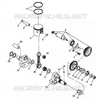PISTÓN Y CIGÜEÑAL XPLORER 400L W98CC38C (4945414541C012)