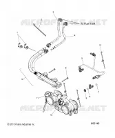 SISTEMA DE COMBUSTIBLE, RAIL, LINES AND THROTTLE BODY