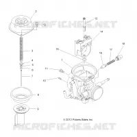 MOTOR, CARBURADOR, UPPER
