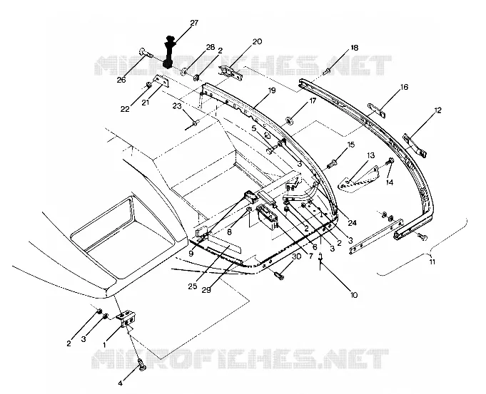 Parachoques y BISAGRA Star and Sprint E/S (4914151415004A)