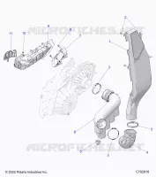 TREN, CLUTCH COVER DUCTING