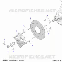 SUSPENSIÃ“N DELANTERA HUB AND BRAKE DISC