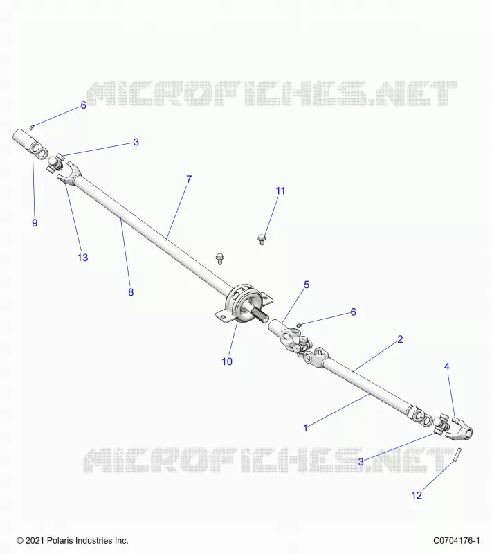 TREN, FRONT PROP SHAFT