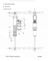 SUSPENSION, SHOCK TRASERO TRACK