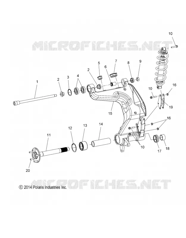 SUSPENSION, REAR ASM.