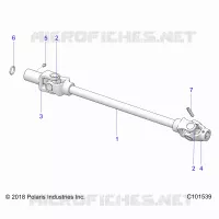 TREN, FRONT PROP SHAFT