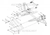 CONJUNTO DE LA CUBIERTA DE LA CADENA DERECHO 250 4x4 / W928127 (4922872287C003)