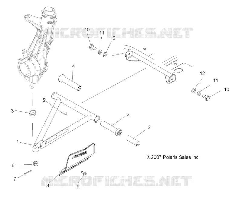 SUSPENSION, A-ARM and PUNTAL MOUNTING