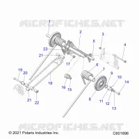 SUSPENSION, TRASERO ARM PAR