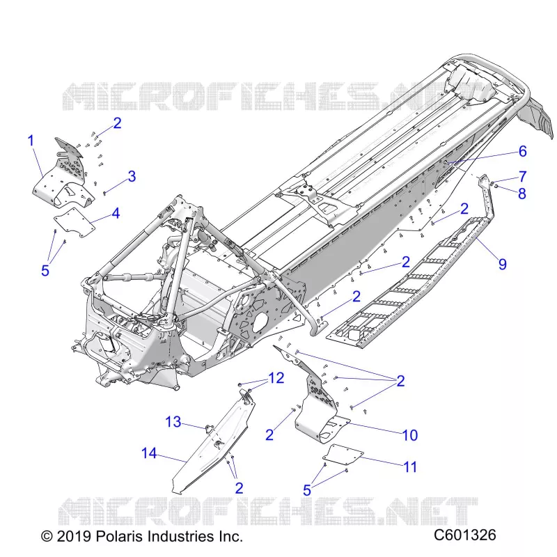 CHASSIS, PROTECCIÃ³N DEL EMBRAGUE/FOOTRESTS/RUNNING BOARDS