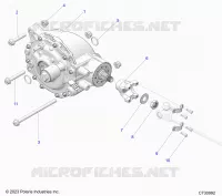 TREN, REAR GEARCASE MOUNTING
