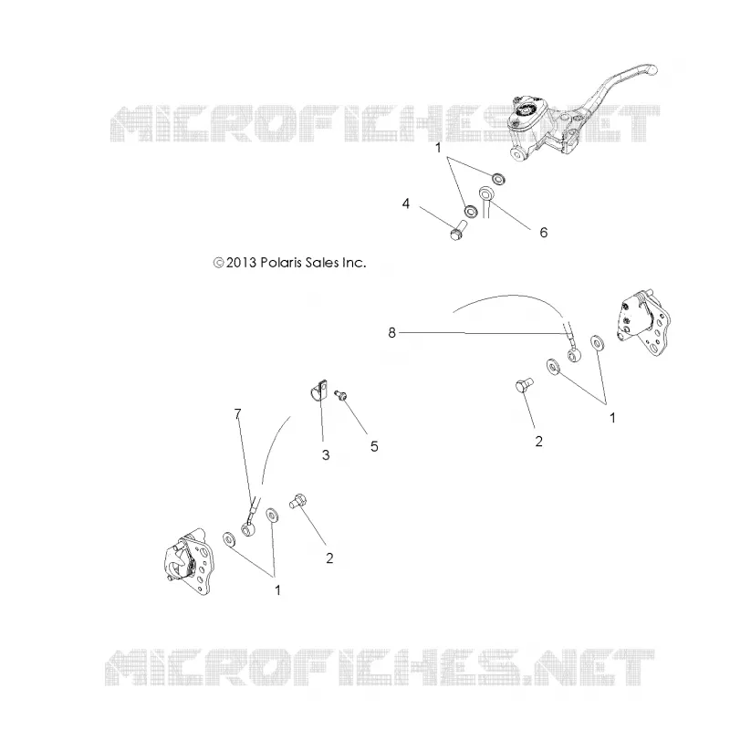 FRENO FRONTAL BRAKE LINES