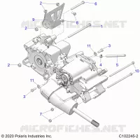 TREN, MAIN GEARCASE MOUNTING