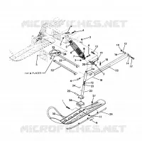 SUSPENSIÓN DELANTERA AND ESQUÍ INDY LITE GT (4921342134009A)