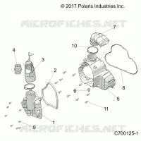 ENGINE, ALTERNADOR  COVER HVAC